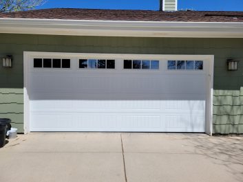Residential Garage Door with Windows- After