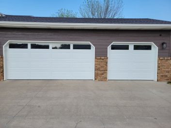 Residential Garage Door with Windows- After